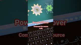 Power Of Hover CSS 😍 #csstutorial #codinglove #coder #css3 #shorts