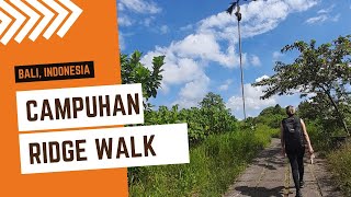 Trekking with My Sister at Campuhan Walk Ridge in Ubud, Bali Indonesia