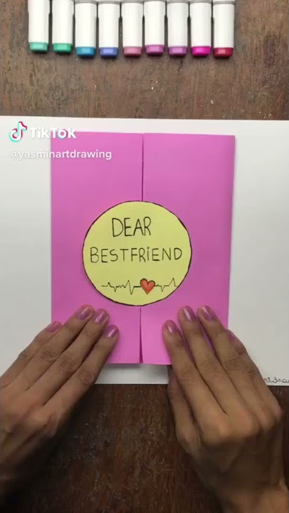 Tik tok best friend gift card