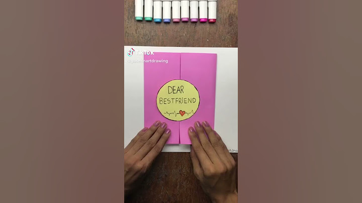 Tik tok best friend gift card
