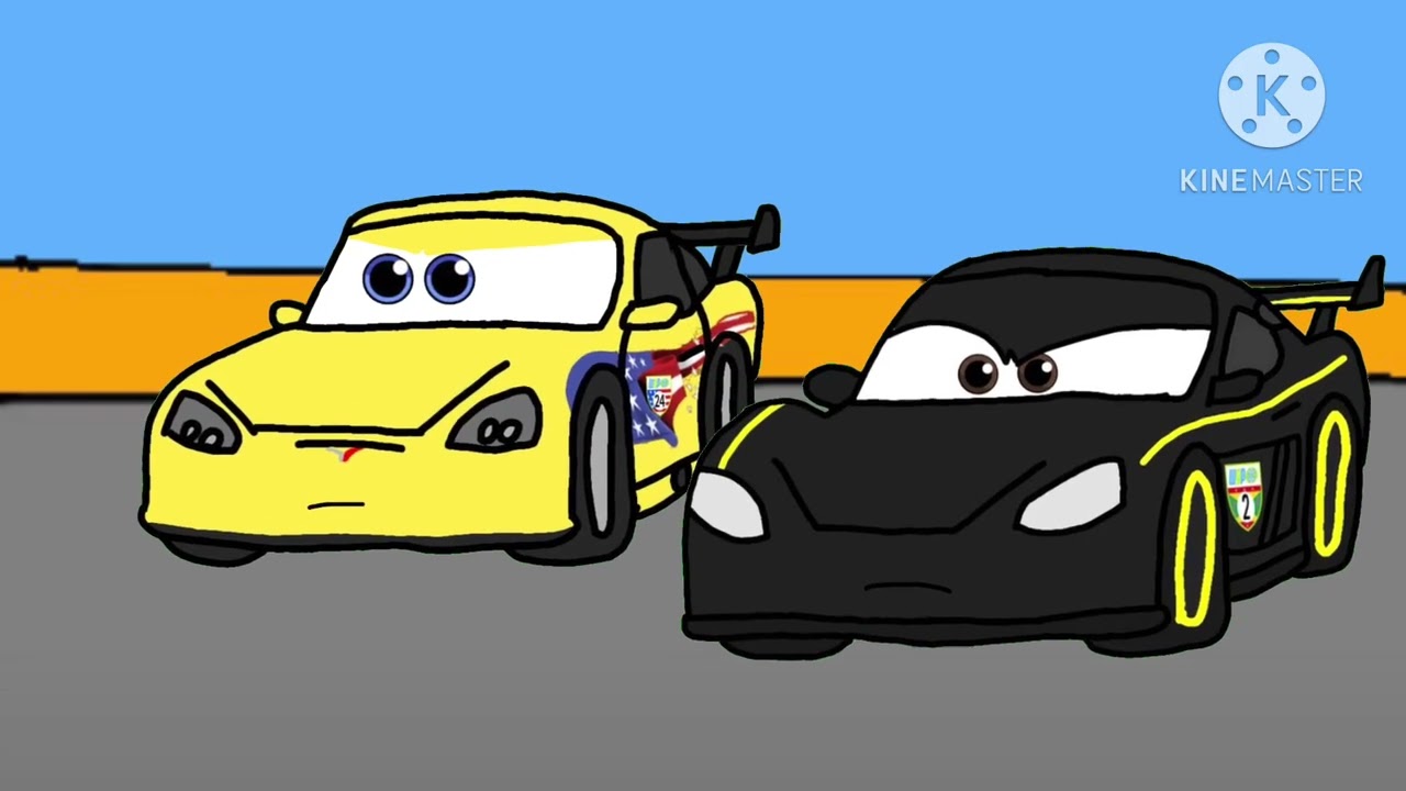 My version of the cars 2 porto corsa crash