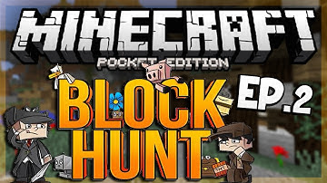 Minecraft PE : BLOCKHUNT EP.2 - POCKET EDITION MINI-GAME SERVER