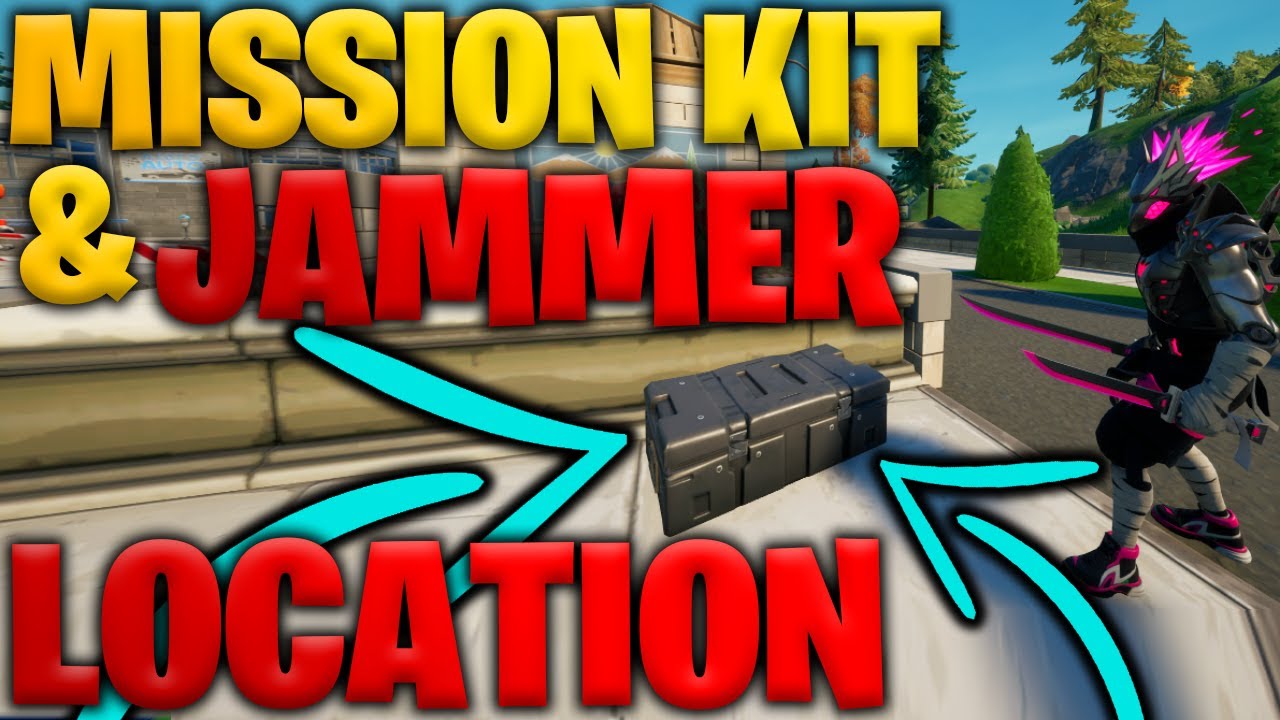 How to open mission kit, then place a jammer outside the IO base in one