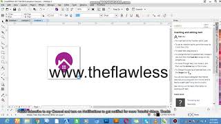 How to design a simple favicon with corel draw