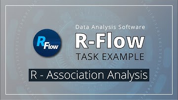 [R-Flow Task Example] R - Association Analysis