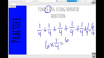 Math Grade 4 4.NF.4 Multiplying Fractions by a Whole Number