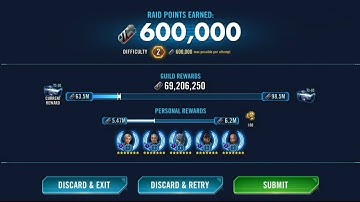 SWGOH: Order 66 Raid - Bad Batch 600k max score 