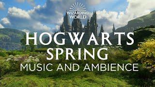 Spring At Hogwarts Harry Potter Hogwarts Legacy Music And Ambience