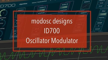 modosc designs ID700 - Tutorial, Walkthrough Part 3: Oscillator as a modulator