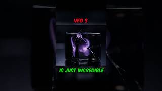 Mystic Violet Cloud Inside Transparent Obsidian 🌌🪨 (AI-Generated ) #asmr #aivideo #veo3style #veo3