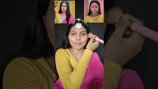 Meera vs Pragya Look Challenge💄#deewani #dangal #shorts #viral #meera #makeup #youtubeshorts