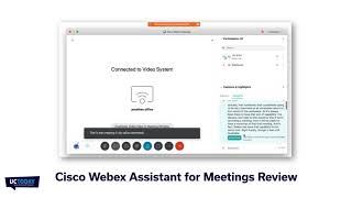 Cisco Webex Assistant for Meetings Review - UC Today News