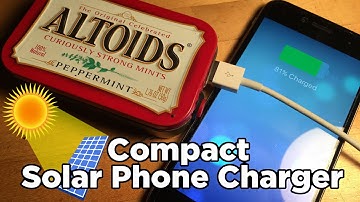 Ben Builds: Make Your Own Solar Powered Phone Charger