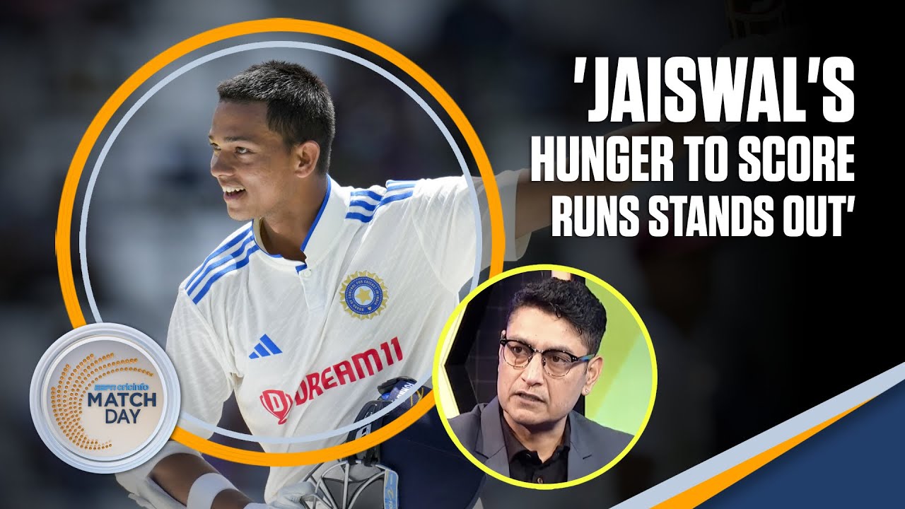 Day 2: Jaiswal continues dream red-ball debuts