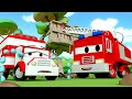 Auto patrouille Nederlands 🚓  Ambers zwaailichten zijn vermist  🚒 Autostad 🚓 cartoon voor kinderen