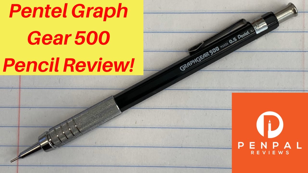 Pentel Graph Gear 500 Mechanical Pencil Review! 