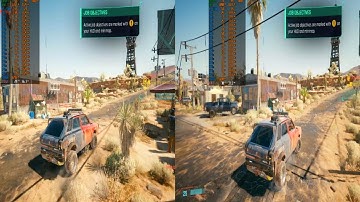 Cyberpunk 2077 Latest Update 1.3 vs Day One Version 1.03 | FPS Performance Comparison | GTX 1050Ti