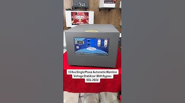 Pulstron 15 Kva Single Phase Automatic Mainline Voltage Stabilizer With Bypass 95V-290V