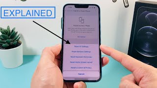 All iPhone Settings Reset Explained!