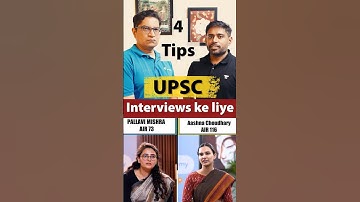 4 Crucial UPSC Interview Prep Tips for Mains Pass-out Students by Dr. Mrunal Patel  & Sudarshan sir