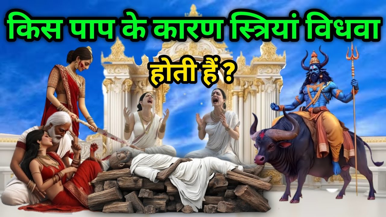 श्री कृष्ण कहते हैं - किस श्राप के कारण स्त्री समय से पहले विधवा होती है
