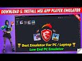 Gambar cover How To Download and Install MSi App Player Emulator | MSi Best Android Emulator For PC/Laptop