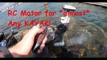 DIY RC Trolling Motor For Kayaks