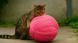 Cat Song for Kids | Colors Song with Yarn Balls | Fun Learning Nursery Rhyme | Magic Nursery Songs