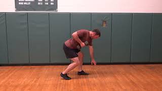 Staggered Stance DB Bent Over Row
