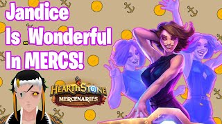 Jandice WHIRLS threw the Fighting Pit! | Scourge Mercenaries | Hearthstone Mercenaries