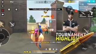 Tournament Highlights By HIMU76 FF 🔥|| Red Is Head👽 || Free Fire INDIA 🇮🇳