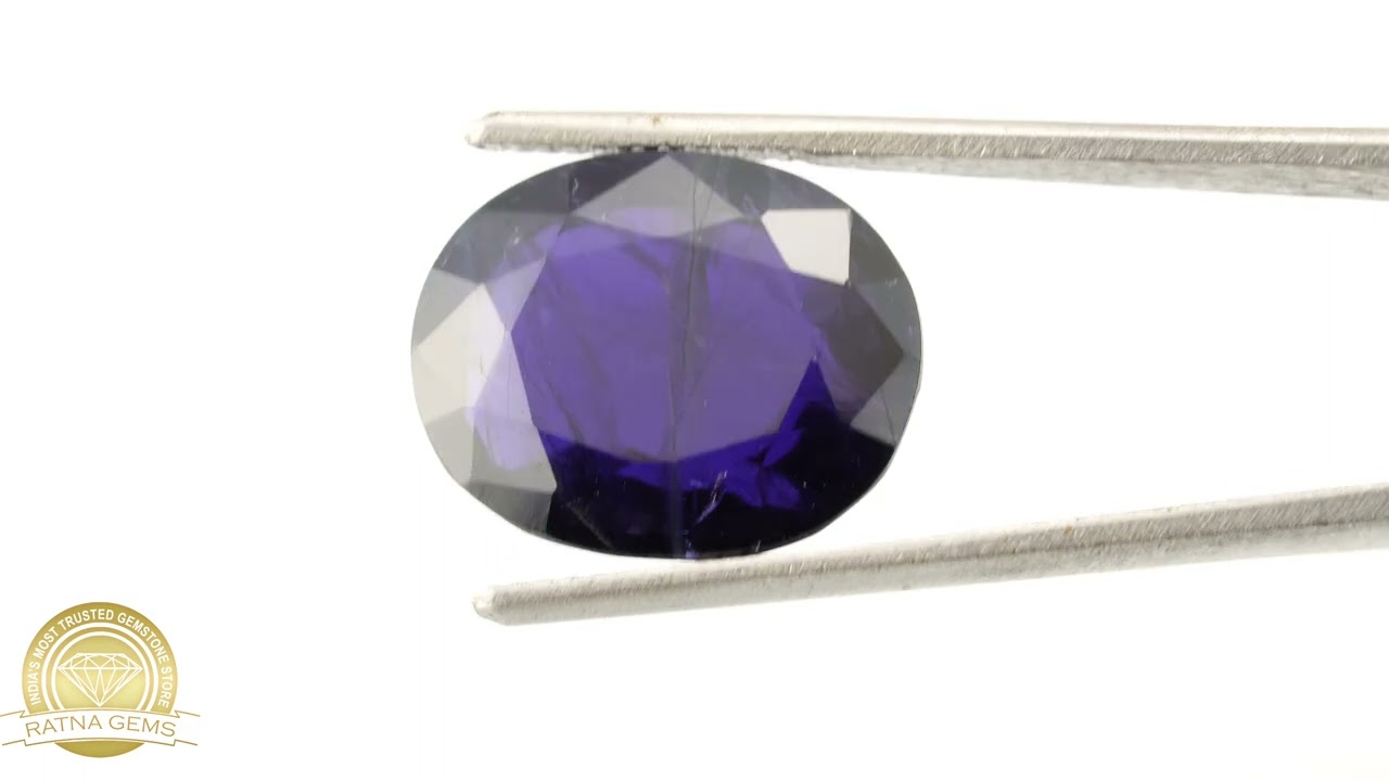 Iolite Stone 5.73 Carat (Kaka Neeli Stone) 4 Product video for Iolite Stone 5.73 Carat (Kaka Neeli Stone)