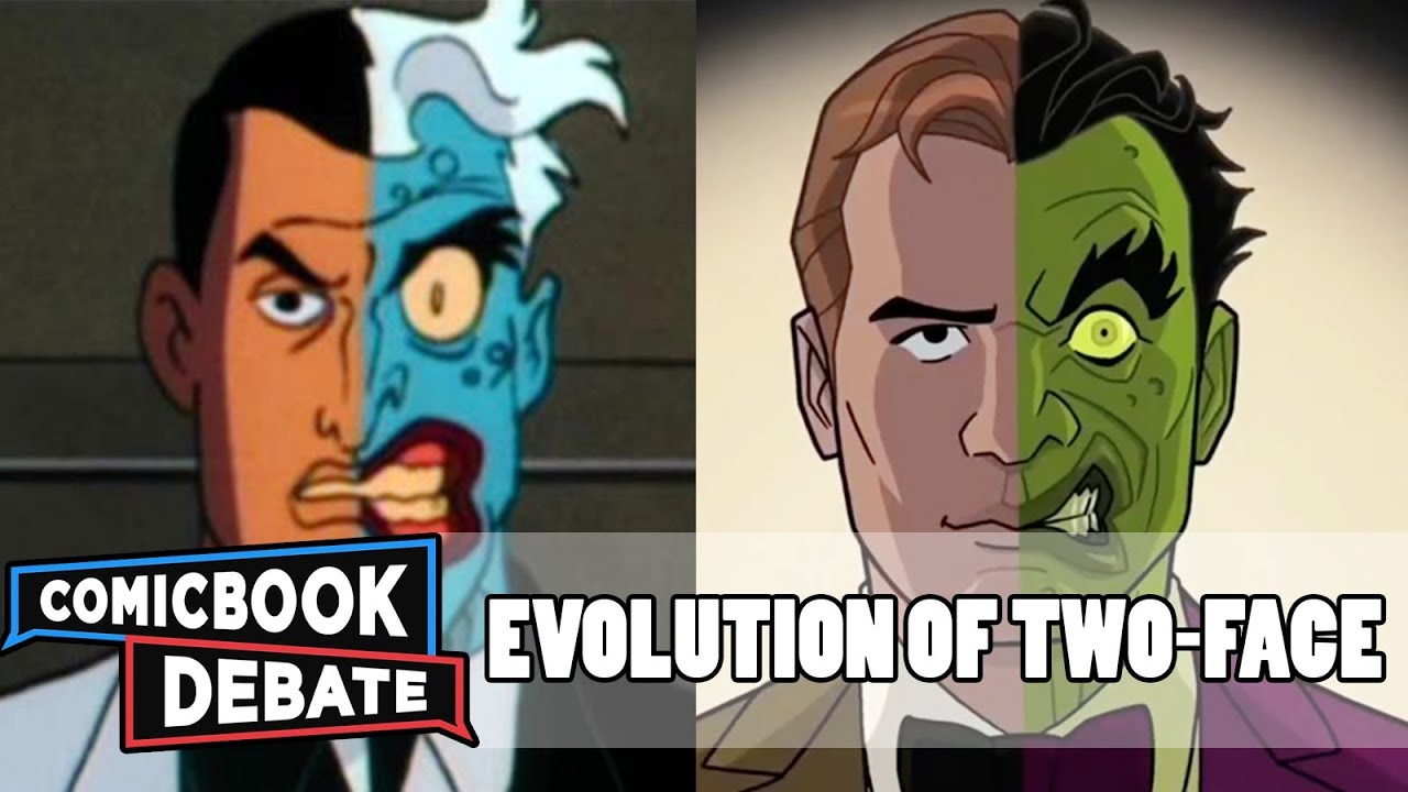 Evolution of Two-Face in Cartoons in 8 Minutes (2017) - YouTube