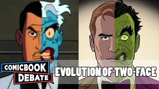 Evolution of Two-Face in Cartoons in 8 Minutes (2017)