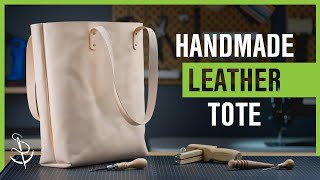 Make This Beginner DIY Leather Tote Bag screenshot 5