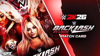 WWE 2K26: Women's Universe Mode | Backlash Match Card