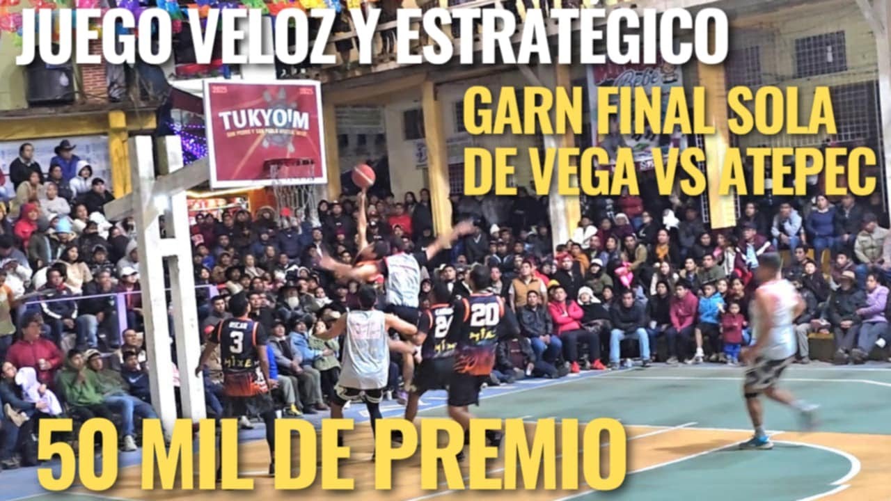 Gran final: Atepec vs Sola de Vega en un torneo con premio de 50 mil pesos en Ayutla 