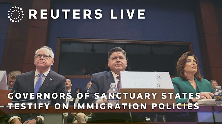 LIVE: Governors of sanctuary states testify on immigration policies