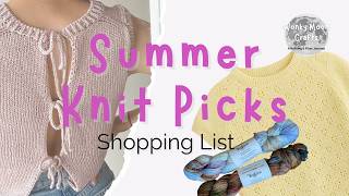 My Maryland Sheep & Wool Shopping List! 🧶 8 Summer Knits I NEED to Make
