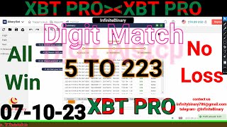 Deriv Binary Bot Digit Match 100% Working || Binary.com Bot || 07-10-23