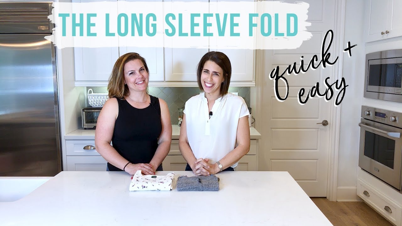 How To Fold A Long Sleeve Top YouTube