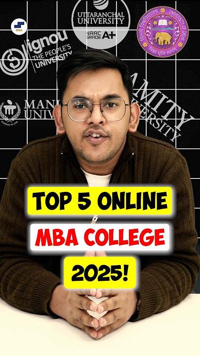 💥 Top 5 Online MBA Colleges 2025 | Online MBA Fees 😱 #shorts #MBA2025 #NOCAT