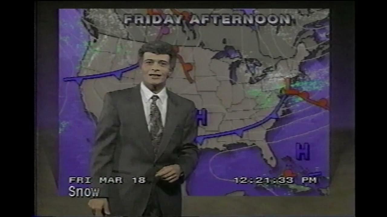 March 14, 1994 ABC7 NY AccuWeather Forecast YouTube