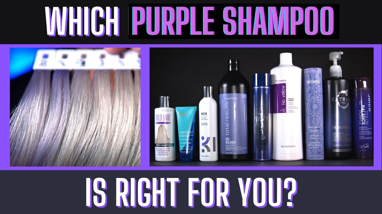 købe Lyrical Diskriminere Which PURPLE SHAMPOO is RIGHT for YOU ??? | TESTING PURPLE SHAMPOO - YouTube