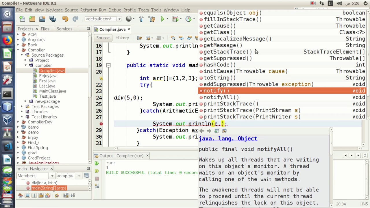 Exception Handling in Java . different between Throw and Throws - YouTube