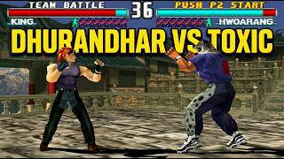 Tekken 3 Team Battle Gameplay | Destroying CPU with Epic 8-Fighter Team!