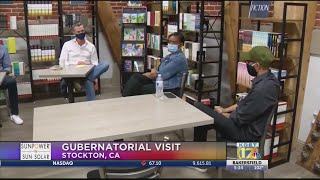 Gov. Newsom visits with Northern California leaders to discuss coronavirus, protest response
