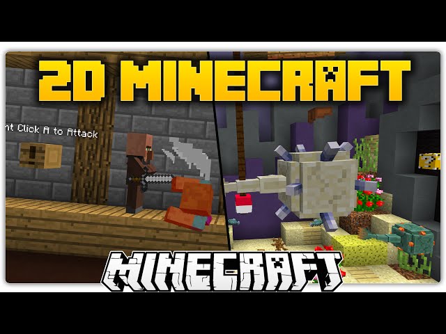 Try 2d Minecraft Villager Swordsman Lucky Block Fishing Youtube