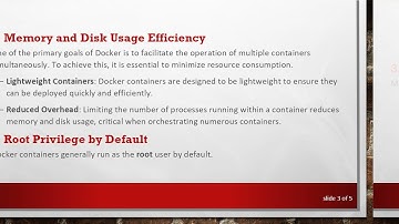 Understanding Why Docker Containers Don