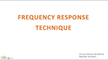 FREQUENCY RESPONSE TECHNIQUE